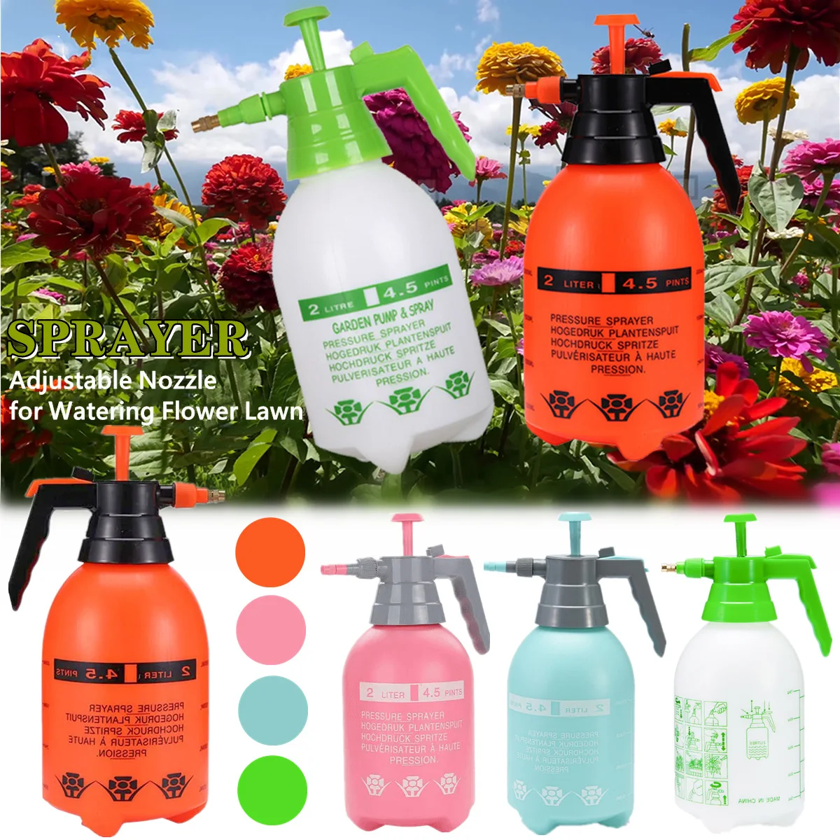 Pressure Sprayer, Spray Pump for Garden, Spray Bottle for Plants, Water  Pump Sprayer, Garden Spray Bottle, Garden Pump Pressure Sprayer, Garden  Sprayer