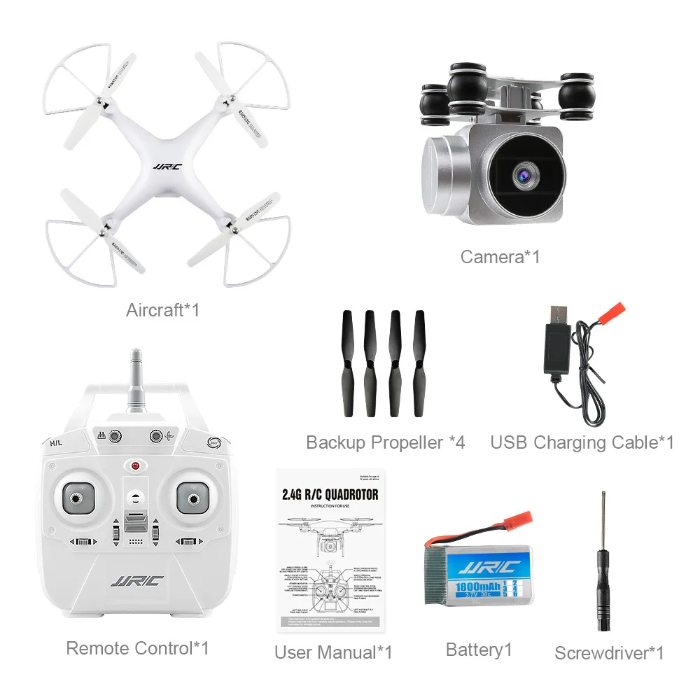 Радиоуправляемый Дрон с камерой HD 2,4G Wifi FPV Квадрокоптер, Радиоуправляемый вертолет Безголовый режим супер яркий светодиодный светильник Дрон 20 минут время полета