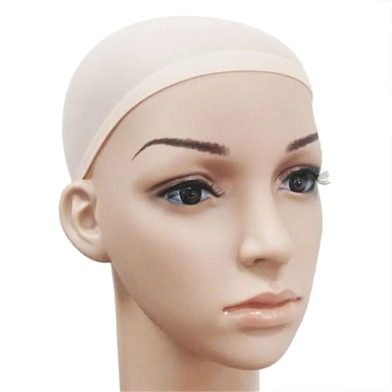 Сетка для волос, парик, шапка, сетка для волос, парик, лайнер, Hairnet, снуд, без клея, купол, парик, шапка, 2 шт., растягивающаяся, эластичная сетка для волос