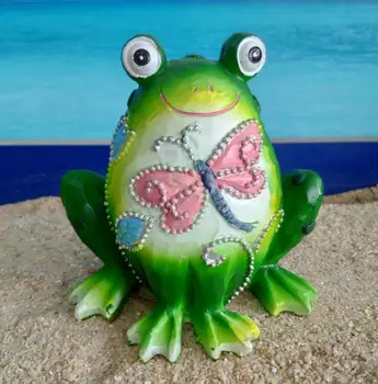 

Froger Statue Resin handicraft Frogs Butterfly ornament Decoration of aquarium Limited outlook wholesale