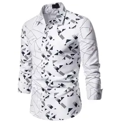 Прямая продажа с фабрики, мужская приталенная рубашка с отложным воротником и пуговицами, рубашка с длинным рукавом, мужские рубашки