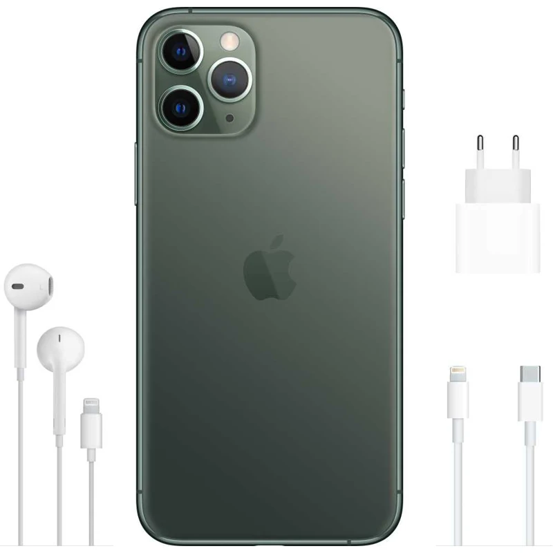 Смартфон Apple iPhone 11 Pro MWCC2RU/A 256Gb темно-зеленый 3G 4G 1Sim 5.8" OLED 1125x2436 iOS 13 12M