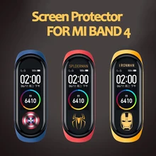 Для Xiaomi Mi Band 4 защитная пленка для экрана для Xiaomi Mi Band 4 аксессуары для смарт-браслета полноэкранная проницаемая пленка