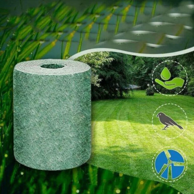 

VOGVIGO Biodegradable Grass Seed Mat 0.2M*3M /0.2M*10M Fertilizer Garden Picnic Set UK