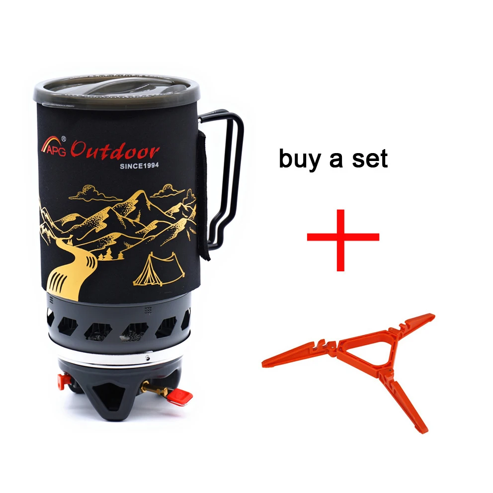 buy a set APG портативный система для приготовления и портативкая газовая горелка - Цвет: buy a set