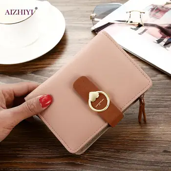 

Women PU Short Wallet Card Holder Female Girls Coin Purse Small Clutch Bag