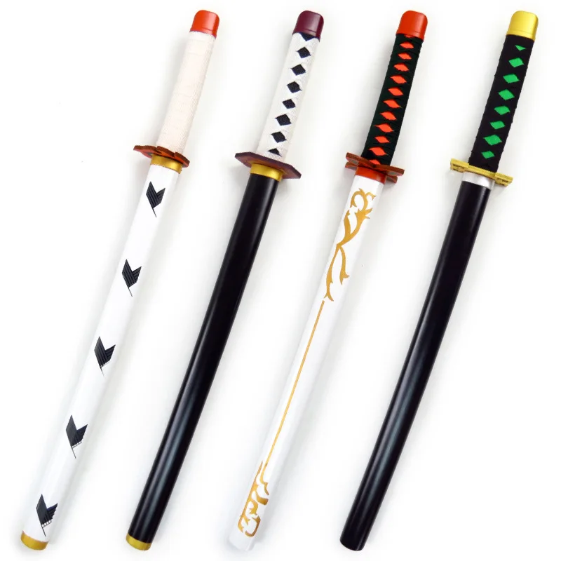 Новый 75 см аниме меч убийца демонов короткий Kanata Samurai нож ниндзя Меч Косплей