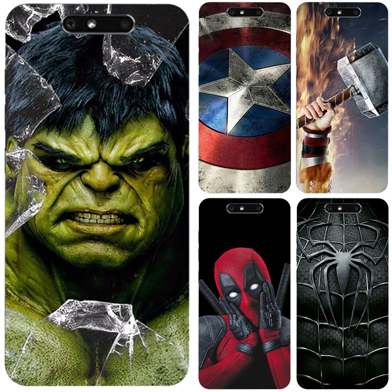 

Superhero Phone Case Cover For ZTE Blade V8 Pro Mini V7 Max Lite V6 Superman Back Cover Bags For ZTE Blade L7 L4 L5 L3 Fundas