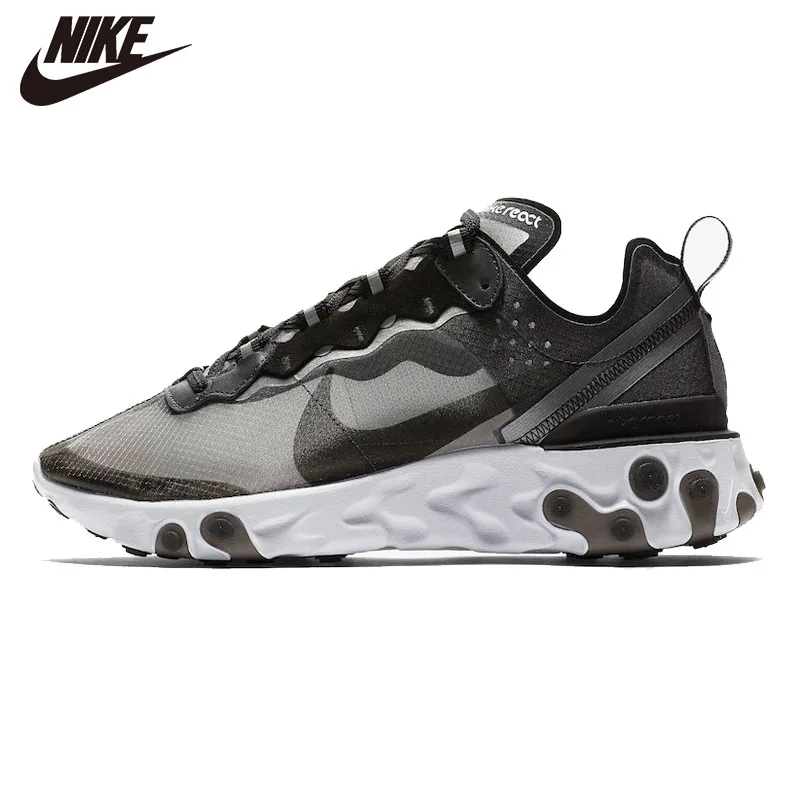 Легкий вес Nike React Ele Мужская t 87 спортивная обувь для мужчин 2019 черный удобный антискользящий мужской обуви уличные Прогулочные кроссовки