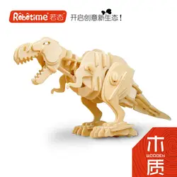 Robotime If гость машинное оборудование динозавр горячая Распродажа инновационная игрушка 3D бои вставленные головоломки макияж детей