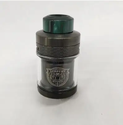 2 шт SERPENT ELEVATE RTA tank 3,5 мл 4,5 мл 24 мм Rebuildable Tank Распылитель верхнее наполнение PEI капельный наконечник Верхний поток воздуха регулируемый - Цвет: chorme