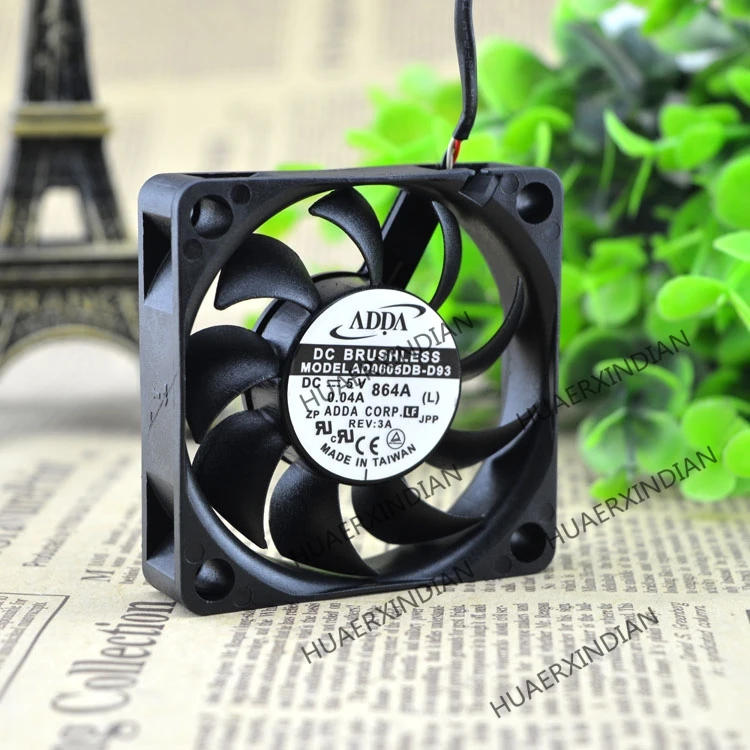 

Original NEW 6CM 6015 5V 0.04A AD0605DB-D93 Motor protection cooling Fan