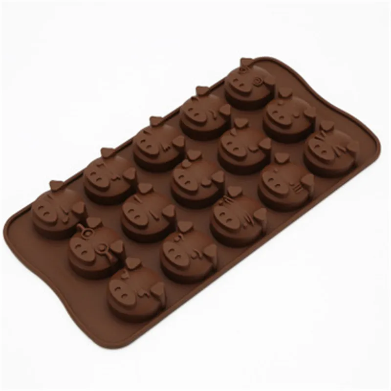 

15-hole Chocolate Silicone Mold Cake moldes DIY Ice Tray Baking Tools articulos de reposteria presentoire gateau bakvorm