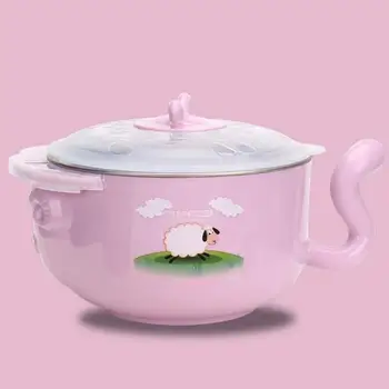 

1pcs stainless steel bowl insulation anti-scalding water-filling insulation bowl anti-fall baby complementary food feeding