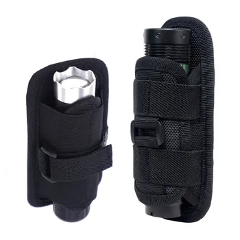 

Tactical 360 Degrees Rotatable Flashlight Pouch Holster Torch Case For Band Portable Torch Cover Holder Hunting Accessories