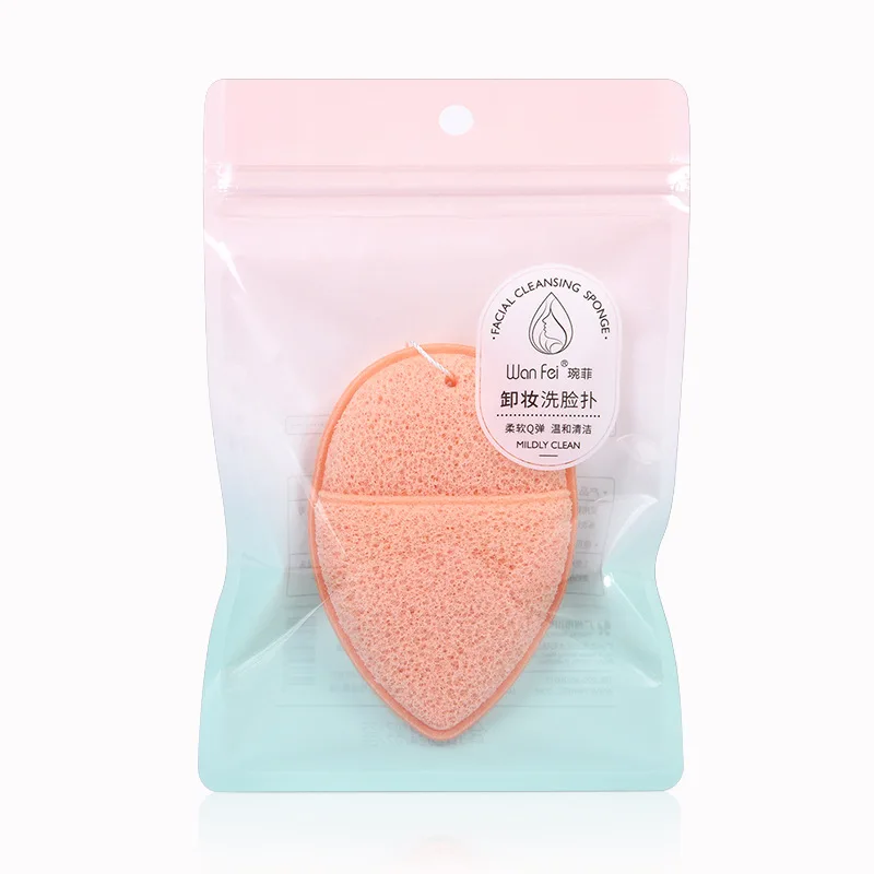 6 Colors Natural Konjac cosmetic puff Facial sponge Face Cleanse Washing Facial Care Face Powder