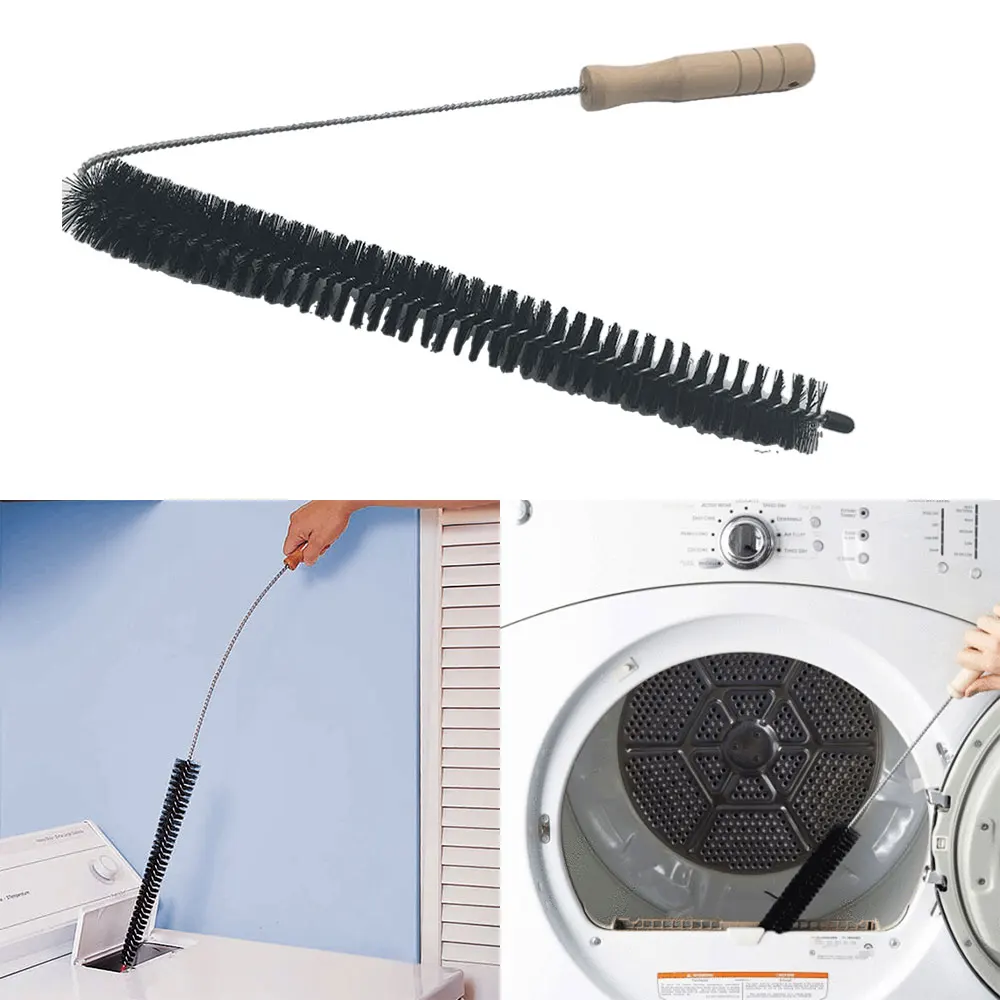 

72cm Clothes Dryer Brush Vent Trap Cleaner Washer Pipe Cleaning Brush For Air Conditioning Household Washing Machine Clean Tools