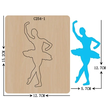 

New Ballet, Gymnastics, Dance, Street Dance, Boys, Girls Wooden die Scrapbooking C-254-1 Cutting Dies