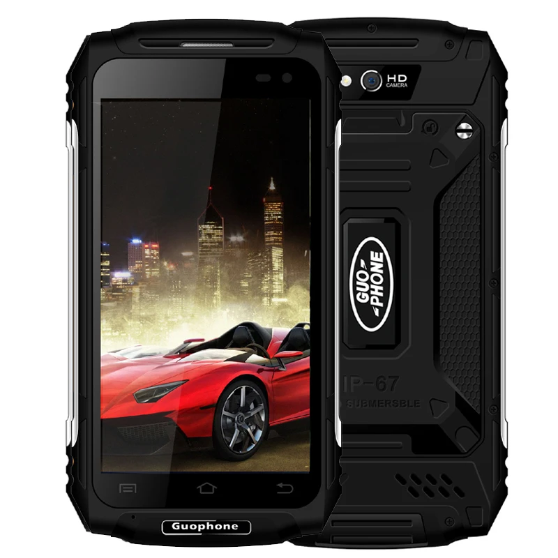 Guophone X2 5500 мАч 5,0 дюймов Android 6,0 gps MTK6737 четырехъядерный 2 Гб ОЗУ 16 Гб ПЗУ 8MP 3g WCDMA LTE Land Rover X2 - Цвет: Черный