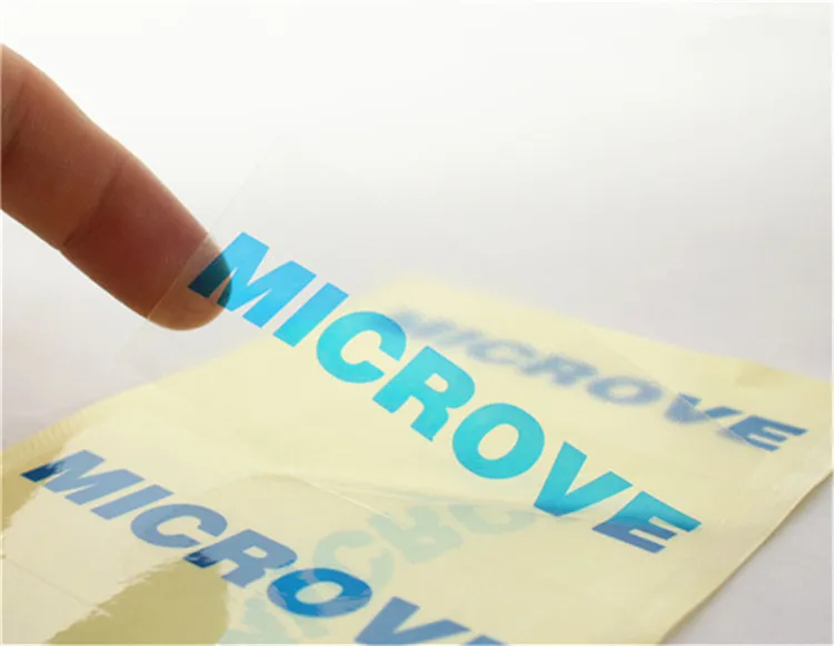 

1000pcs Customized Digital Printed Clear Brand Name Labels Stickers Custom Vinyl Transparent PVC Adhesive Stickers
