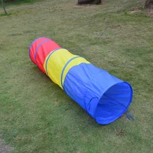 Детский туннель, портативная игровая палатка, складные игрушечные палатки для детей, игры в прятки, красочные игрушки для игр в помещении и на открытом воздухе