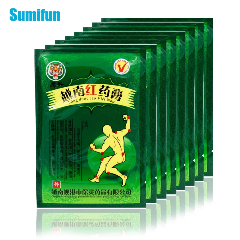 Пластыри вьетнамские красные пластырь Tiger Balm 80 шт. | Красота и здоровье