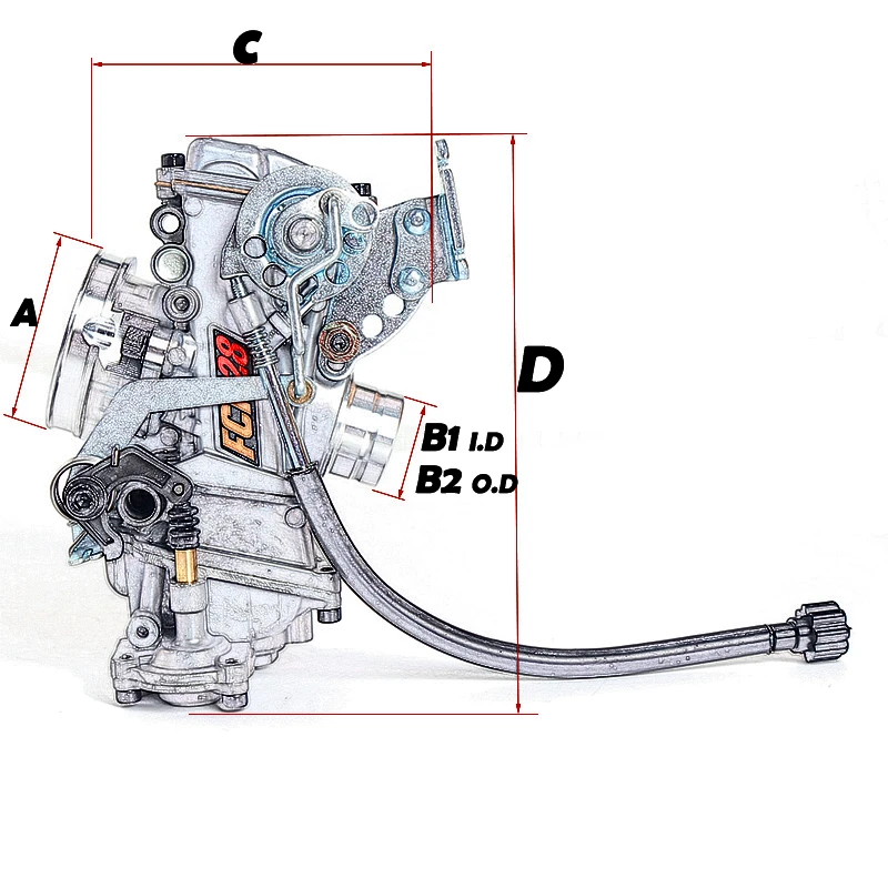 Гоночный карбюратор для KTM KLX450 CRF 450 650 MotorCross Scrambling FCR 28 до 41 мм добавить мощность 30% Сделано в Тайване