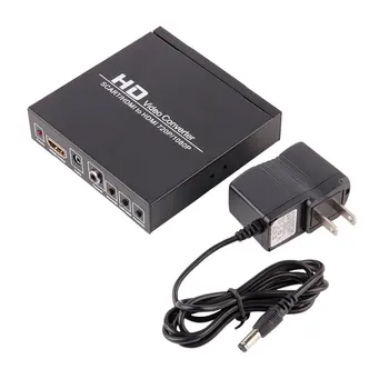 

1pc Scart / HDMI to HDMI 720P 1080P HD Video Converter Adapter Box For HDTV DVD STB, , Drop Shipment C1Hot New Arrival