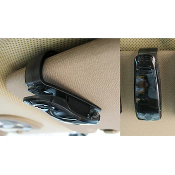 

New Car-styling Car Sun Visor Glasses Sunglasses Ticket Receipt Card Clip Storage Holder Car Sunglasses Clip