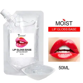 

Moisturizing Lip Gloss Base Oil Matte Lip Glaze Material Base Gel Lip Gloss Waterproof Handmade Liquid Lipstick Makeup TSLM2