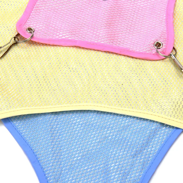 S/M/L Pet Hamster Hammock Summer Breathable Mesh Bed for Chinchilla Guinea Rabbit Samll Pets Swing Toys Kitten Hommock 4