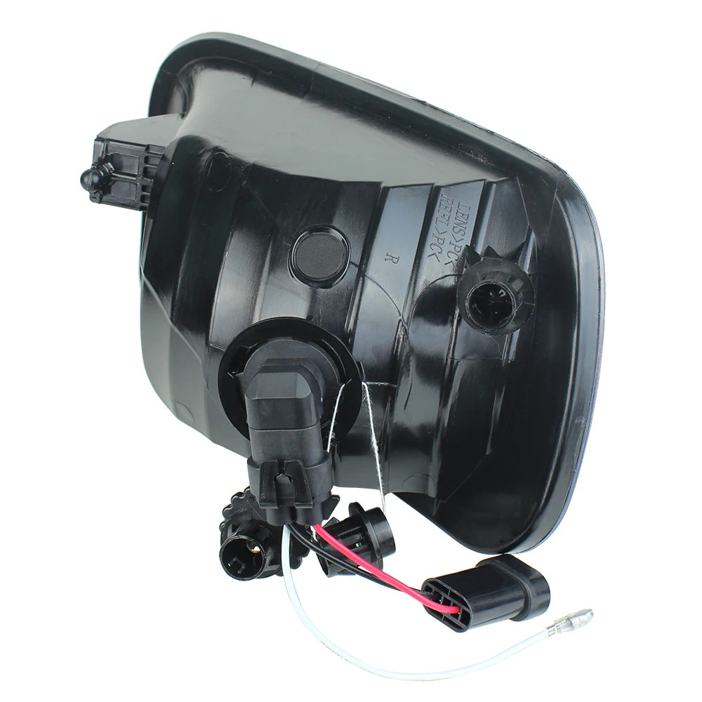 Для Dodge Ram 1500 2009-2012 Ram 2500 2010- Ram 3500 2010-2012 светодиодный противотуманный фонарь в сборе DRL фара черная 2 шт