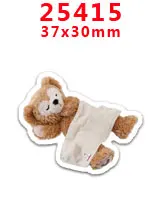 PR25415 30 шт./лот плоское заднее плоское украшение из смолы для бантов для волос diy украшения аксессуары DIY материалы ручной работы PR25139 - Цвет: PR25415