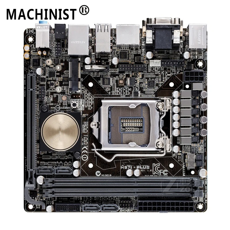 

Original For ASUS H97I-PLUS Desktop motherboard MB H97 LGA 1150 mini-ITX DDR3 16GB M.2 SATA3.0 USB3.0 100% fully Tested