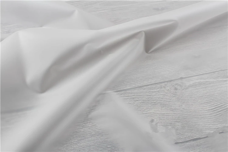 Матовое полупрозрачное матовое ТПУ ткань перспективный ветряной дождевик DIY мешок дизайнерская ткань пластиковая пленка