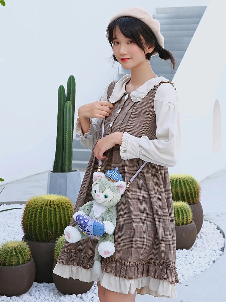 Модный мультяшный рюкзак аниме фигурка Duffy с медвежонком кукла Стэлла сумка