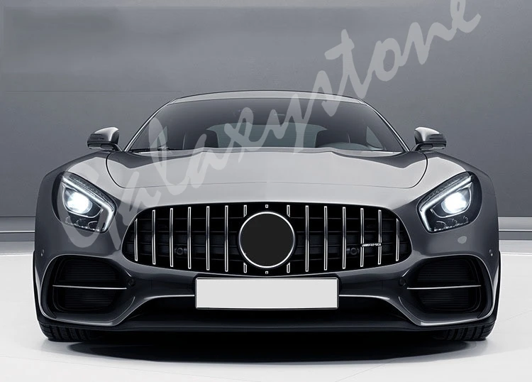 Передняя решетка бампера для Mercedes Benz GLK класс X204 GLK250 GLK300 GLK350 2013 GTR Черный Серебристый