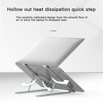 

Portable Laptop Stand Foldable Holder For iPad Air Pro Support Base Notebook Stand Holder For Macbook Pro Bracket Laptop Holder