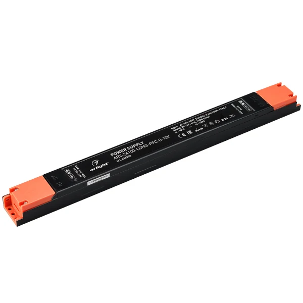 Блок питания ARV-24100-LONG-PFC-0-10V (24V 4.1A 100W) ( IP20 Металл 5 лет) | Освещение