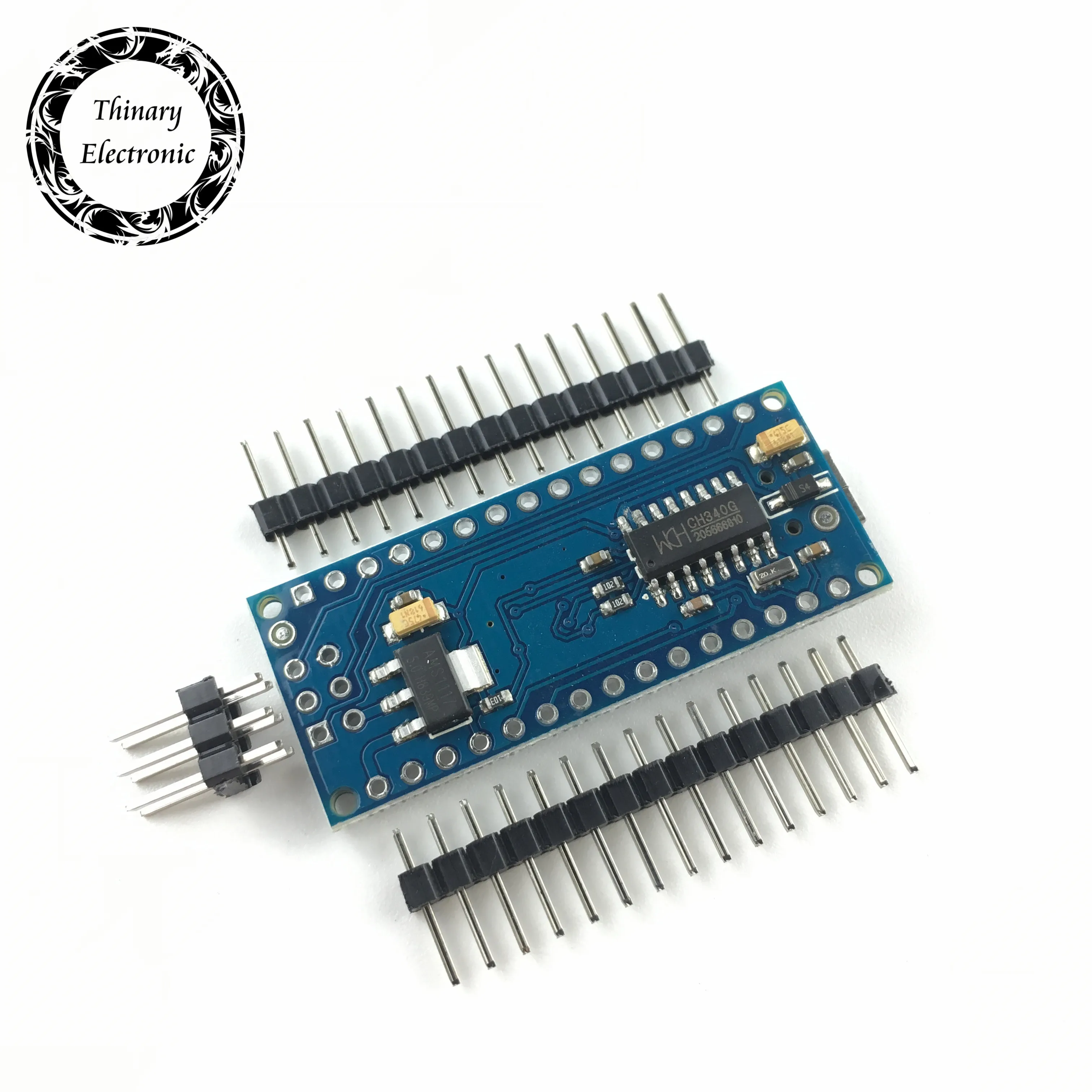 Тонкий электронный 5 шт./лот Nano Atmega168 контроллер совместимый для arduino nano CH340G без кабеля Atmega168P заменить Atmega328P
