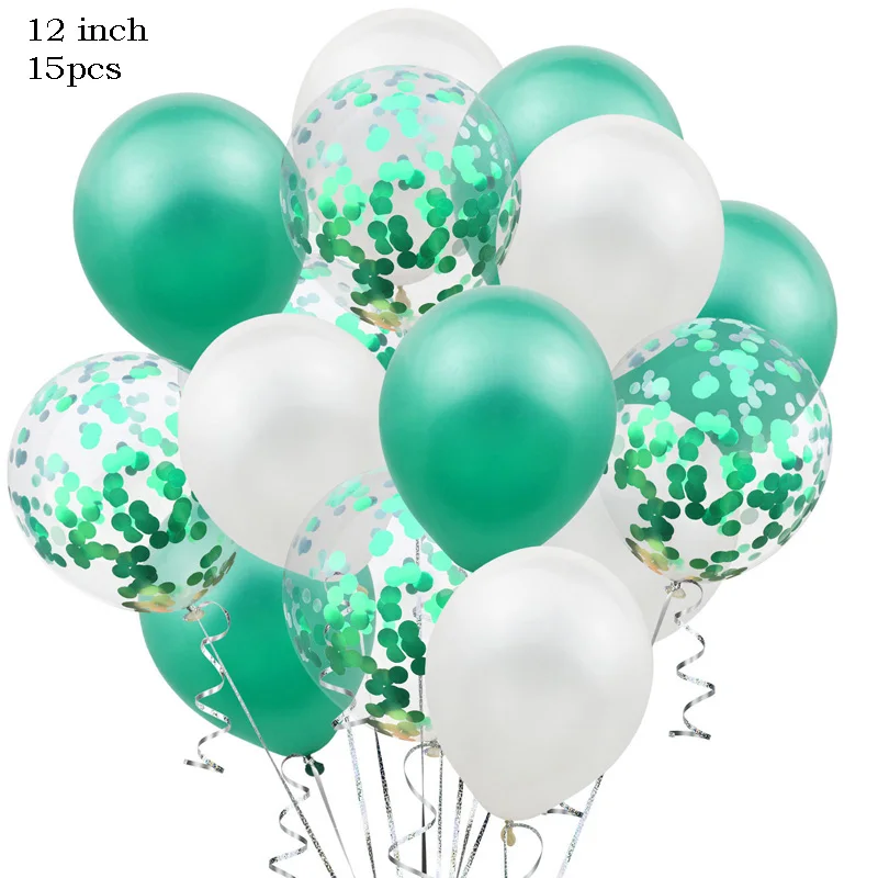 10pcs/lot 12inch Latex Balloons And Colored Confetti Birthday Party Decorations Mix Rose Wedding Decoration Helium Ballon - Цвет: 26
