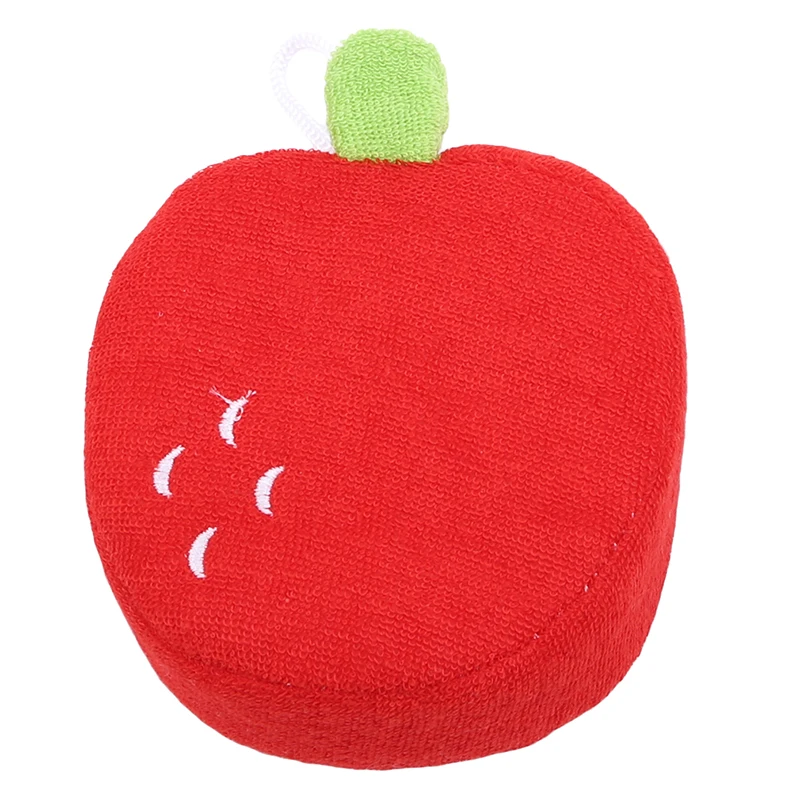 Red apple Детская ванна для протирания, детская Ванна для душа, шар для детской ванны, фруктовая форма, Товары для ванной, уход за ребенком, предметы первой необходимости, подарок для детей - Цвет: Red apple