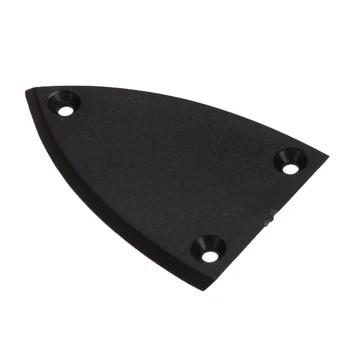 

ABS Black 3 Holes Truss Rod Cover For Electric Guitar Bass Part 45mm