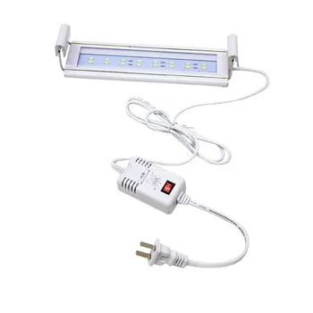 

Aquarium Fish Tank 20/30/50K LED Light Blue/White 20/32/42CM With Extendable Bar Submersible Waterproof Clip Lamp Decor EU Plug