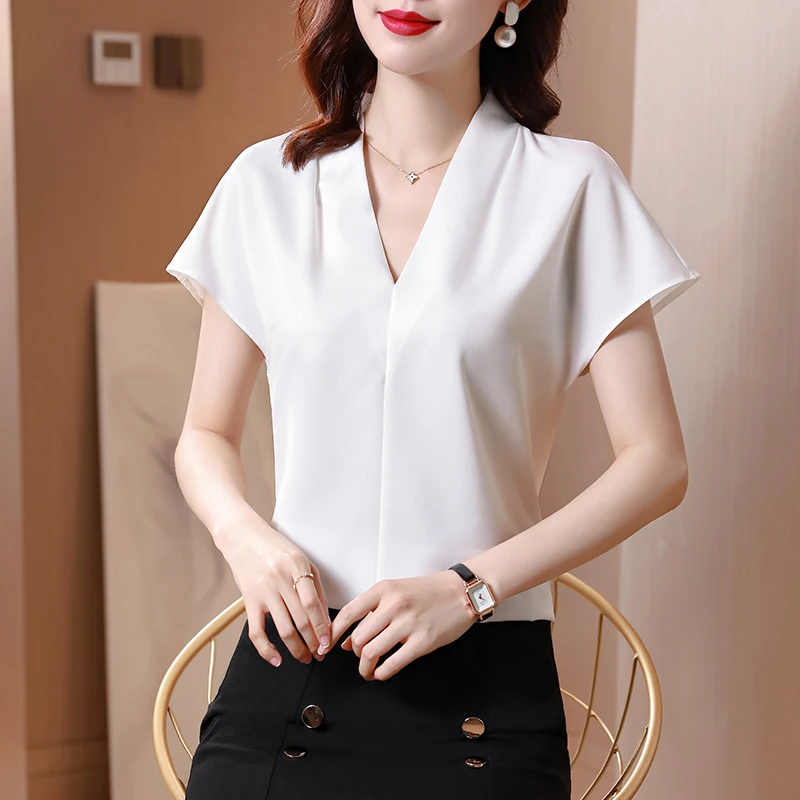 Blusas De ƾ 2022  м ƾ ž  ũ ª Ҹ  V Į Ƿ 3XL ָ ũ 1012