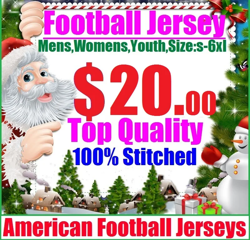 

$20 HOT SALE GAMEJERSEYS American Football Jerseys Cheap Authentic Sports College Team Color Throwback Mens Womens Youth Kids