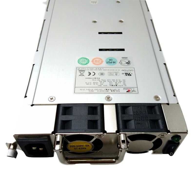 Блок питания для Zippy 600W блок питания MRM-6600P-R NF5580A NF380D