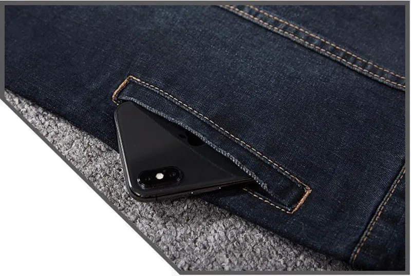 KIOVNO Fashion Men Casual Denim Vest Solid Color Loose Waistcoats For Male Sleeves Jeans Jackets Plus Size M-8XL  (10)