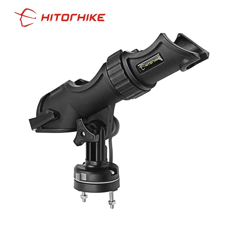 

Fishing Tackle Accessory tool 360 Degree Adjustable Rotatable Kayaks Fishing Boat Rail Side Mount Rod Holder