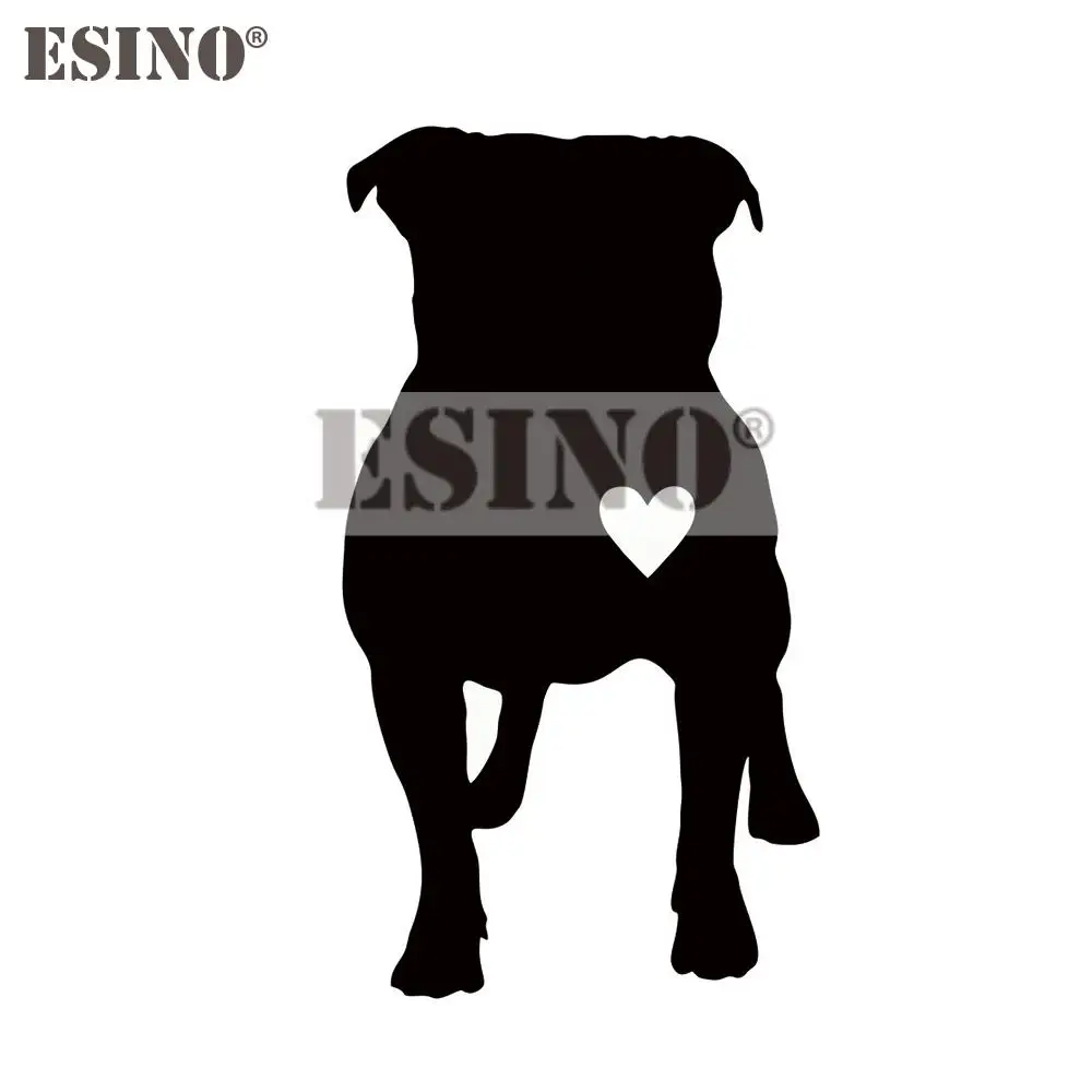 Стайлинг автомобиля Забавный Лабрадор лаборатория Любовь Сердце декоративная